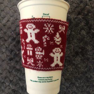 Maroon Winter Cup Sleeve